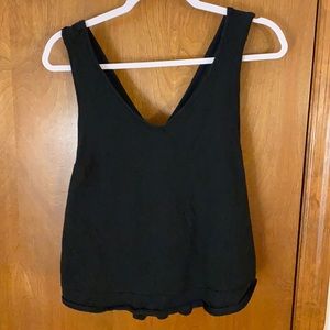 Free People Black Flow Tank